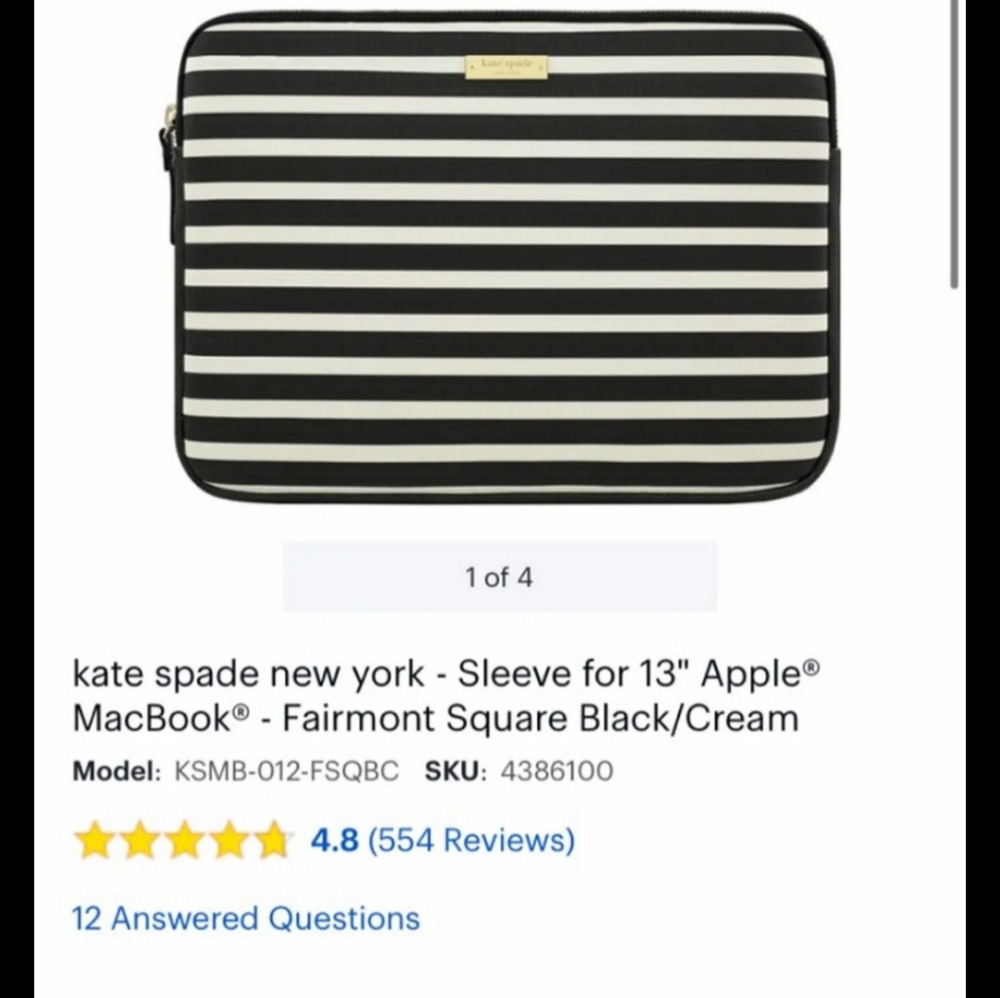 Kate Spade laptop case